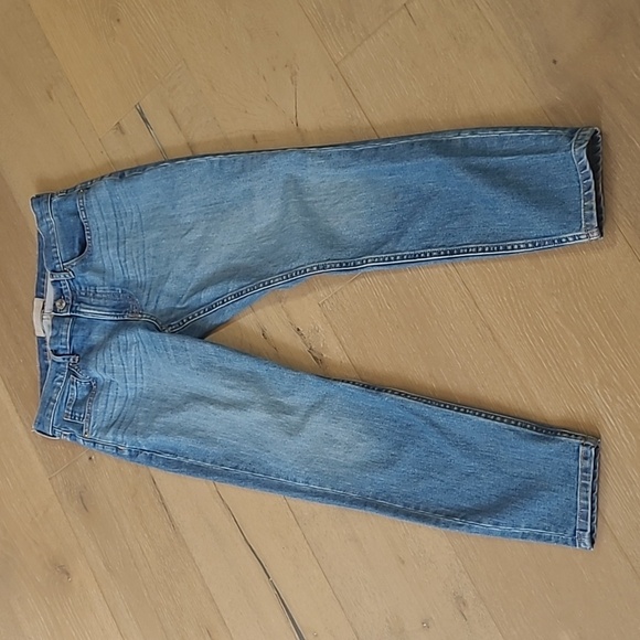 Everlane Jeans Women's sz 28 Mid Rise Skinny Leg Ankle Light Wash Denim Jeans - Picture 2 of 10